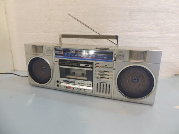 SHARP ラジカセ GF-382 カセットテープ ラジオ AM FM ライン入力