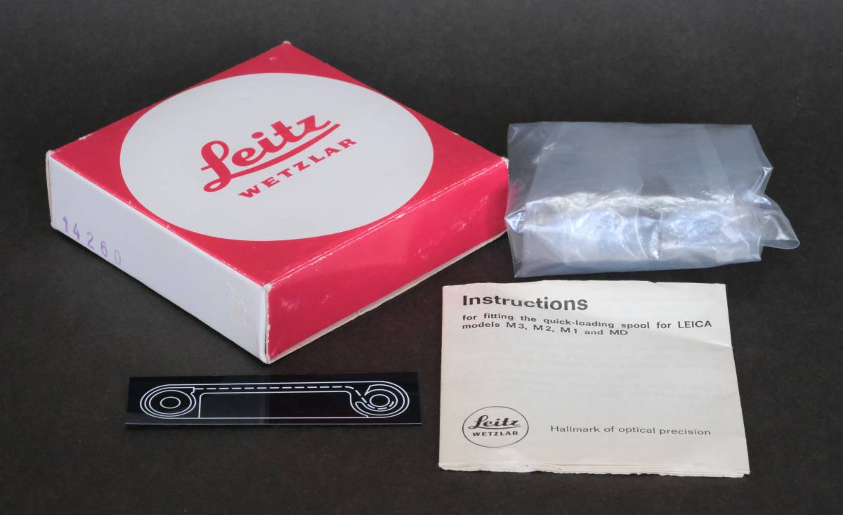 LEICA ライカ M3/M2/M1用 クイックローディングスプール 元箱付き LEICA ライカ M3/M2/M1用 クイックローディングスプール 元箱付き