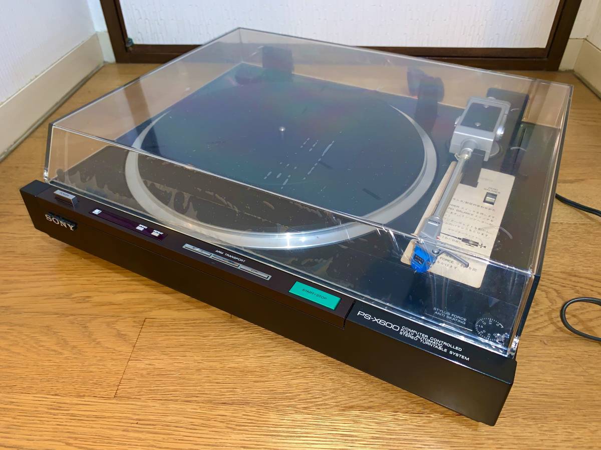 Sony レコードプレーヤー　ターンテーブル　ps-x600 ジャンクにて ps-x600c-h2.jpg
