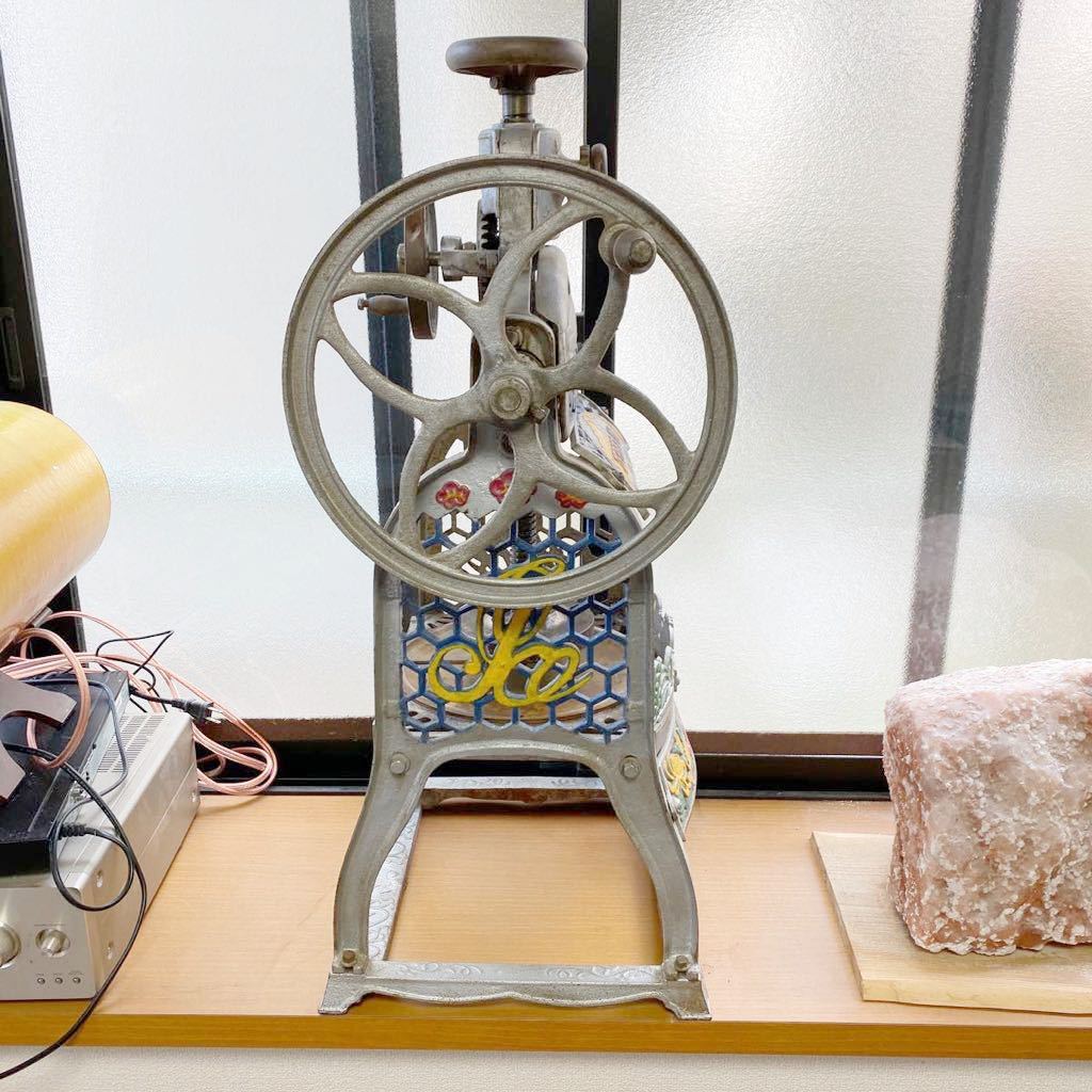 昭和レトロ センダ ZEPPELIN-P ツェッペリン 業務用かき氷機 動作品 昭和レトロ センダ ZEPPELIN-P ツェッペリン 業務用かき氷機 動作品