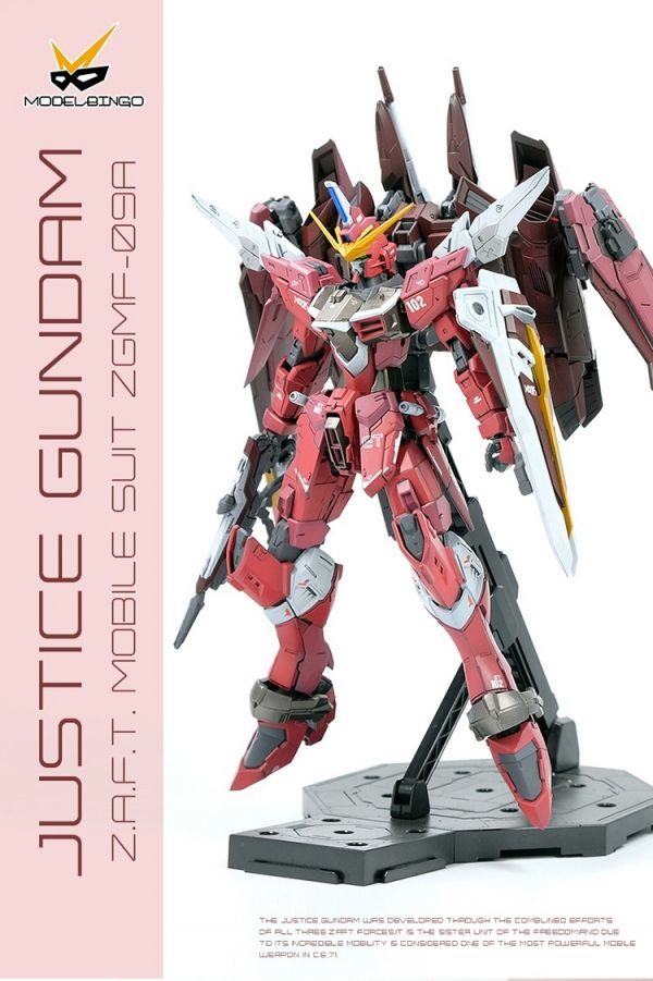 新品】(GK-53)MG SEED ZGMF-X09A ジャスティス ガンダム 改造パーツ 未