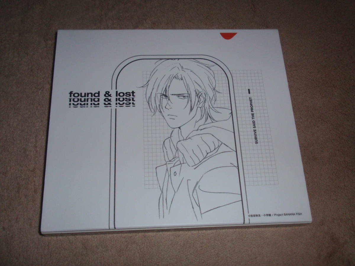 Banana Fish Op主題歌 初回仕様限定盤 Found Lost Survive Said The Prophet アニソン オープニングテーマ ノイタミナ の落札情報詳細 ヤフオク落札価格情報 オークフリー スマートフォン版