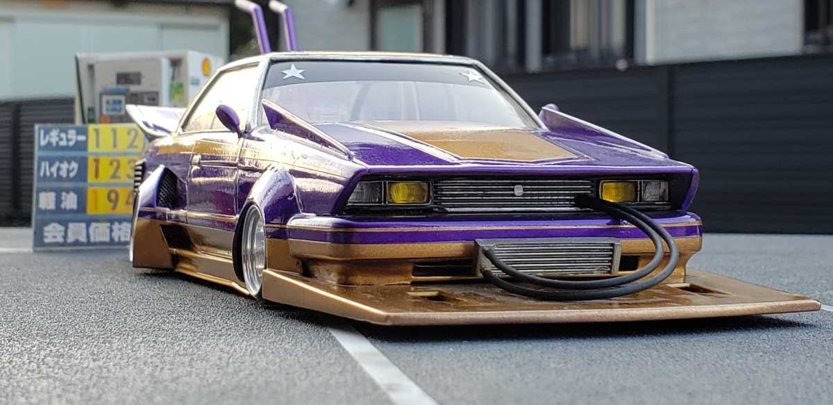 旧車プラモデル完成品アリイ71マークⅡ How To Build Model Kit 実は初めて組む71マークⅡ アリイ 1/24 '84