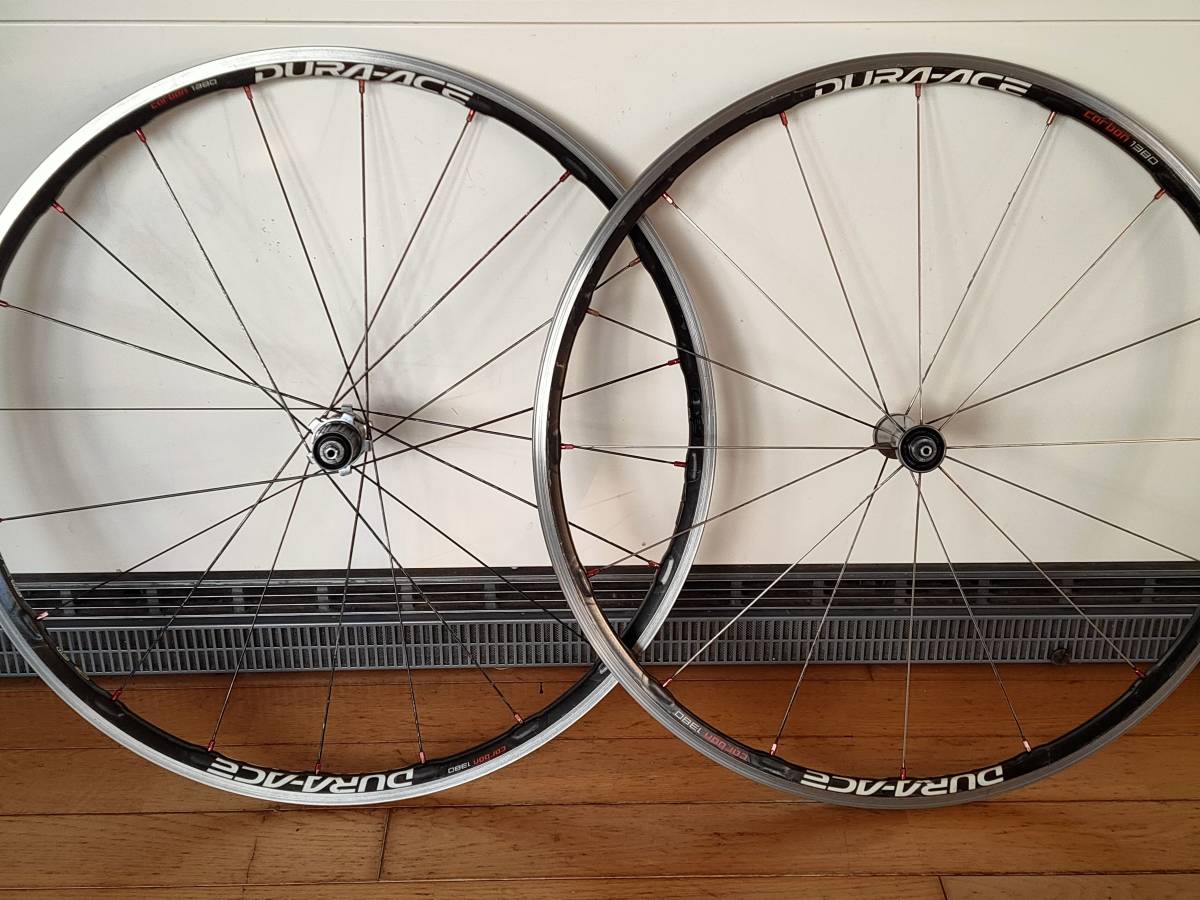 デュラエースカーボンホイールC24 スプロケット付き直接引き取りお安くします デュラエース ホイール C24 スプロケット付き シマノ