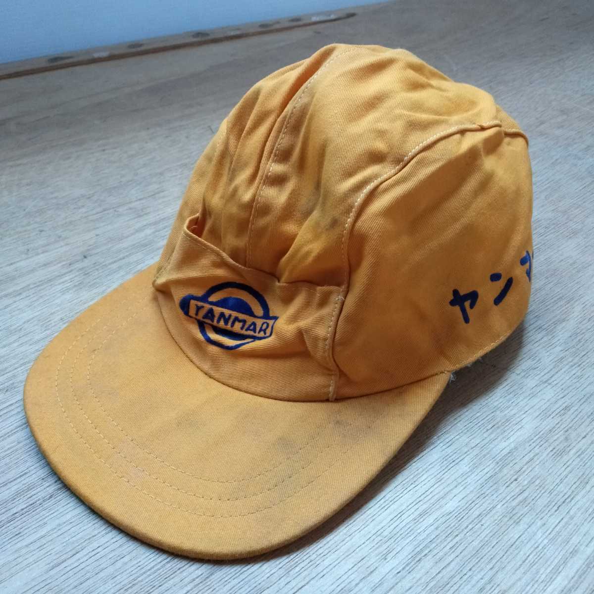 ヤンマー キャップ 帽子 黄色 昭和レトロ 当時物 農機具 トラクター