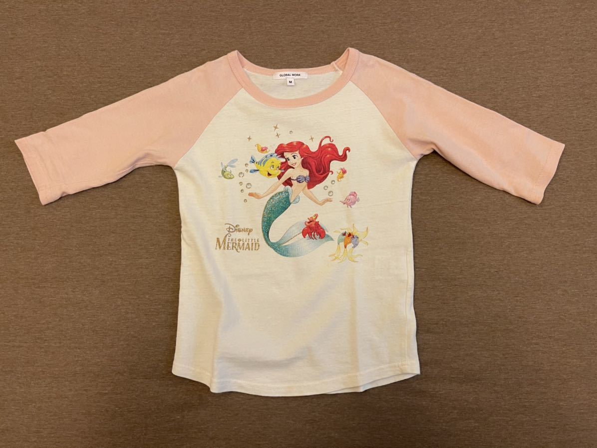 グローバルワーク ディズニー 七分袖 シャツ M キッズ 110 1 アリエル カットソー Global Work の落札情報詳細 ヤフオク落札価格情報 オークフリー スマートフォン版
