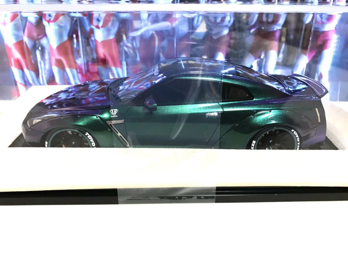 ignitionmodel IG1033 1/18 LB-WORKS GT-R(R35) Metalic Purple/Green