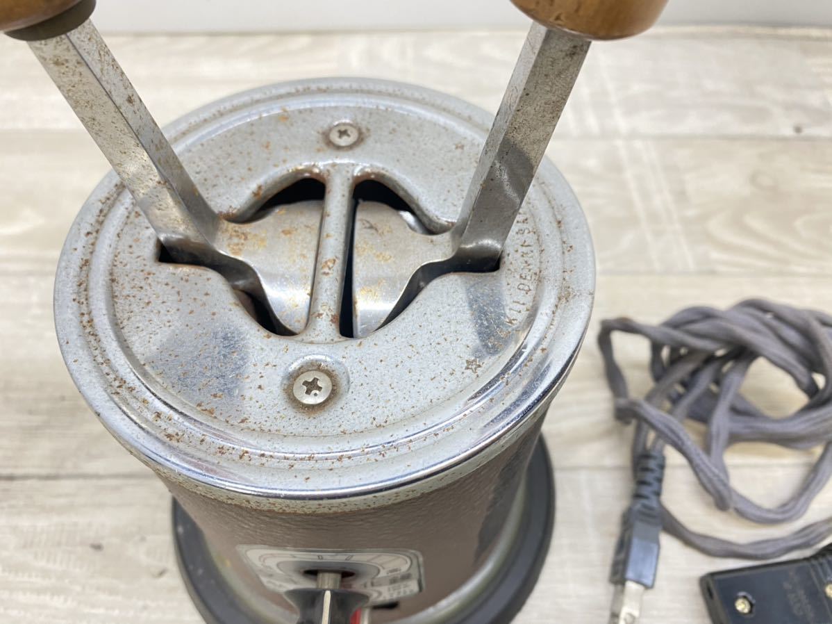 昭和レトロ磯田電気製作所 ボイラー式自動温度調整付 ニット用アイロン