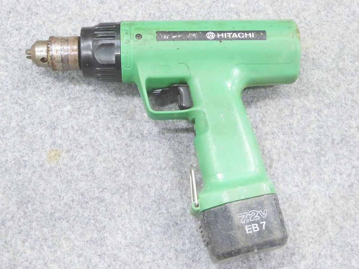 01 21 17 S 日立工機 D10de1 D10da コードレスドライバドリル バッテリー 7 2v 充電器 電動工具 セット 札21 の落札情報詳細 ヤフオク落札価格情報 オークフリー スマートフォン版