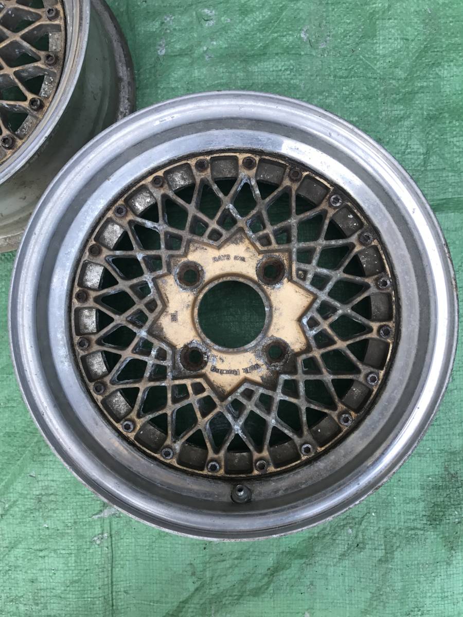 RAYS VOLK RACING VOLK MESH 14インチ 7J 当時物 旧車 ボルク メッシュ