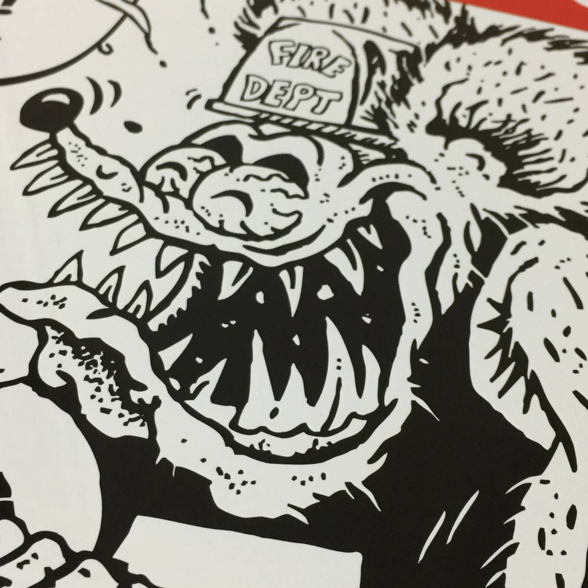 Rat Fink メッセージ ボード No Smoking ノースモーキング 禁煙 ラットフィンク Mooneyes ムーンアイズ 玄関 ガレージ に 看板 直営店に限定