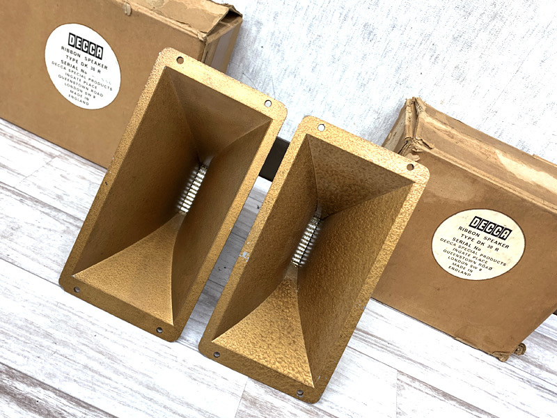 英製 DECCA/デッカ リボンツイーター DK30R ホーン＆ドライバ