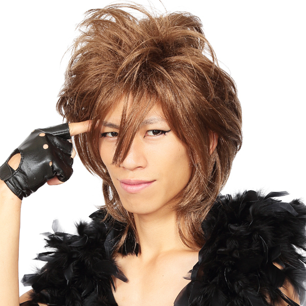 新品 コスプレ カツラ ウィッグ メンズ レディース ホスト ヴィジュアル系 ミュージシャン チャラ男 宴会 余興 仮装 新品 茶パツくん の落札情報詳細 ヤフオク落札価格情報 オークフリー スマートフォン版