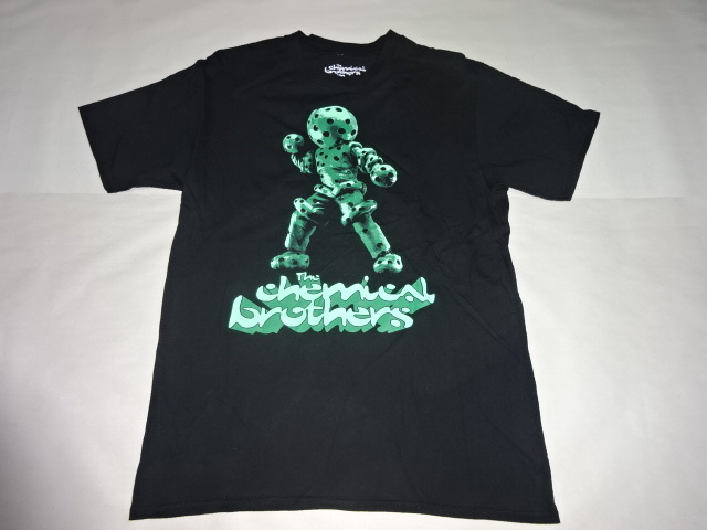送料198円・L147□ ケミカル・ブラザーズ 緑色液球体 Tシャツ Lサイズ