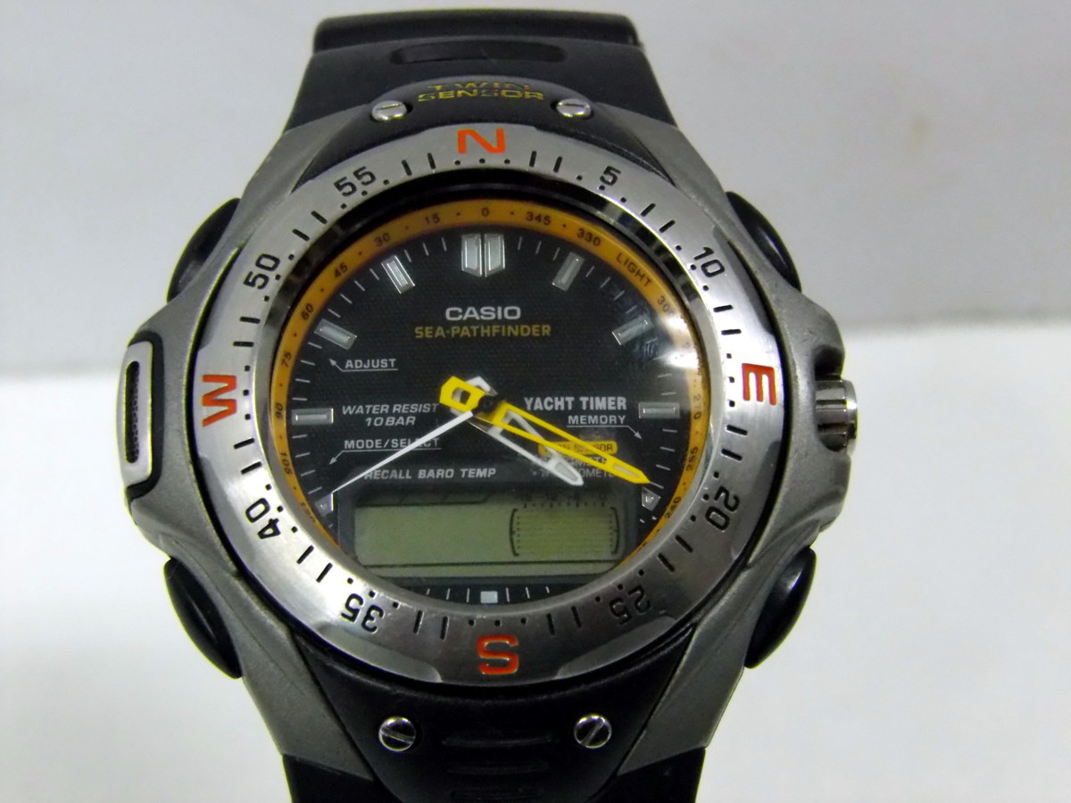 CASIO カシオ SPF-100SJ-1JR クォーツ チタン シーパスファインダー