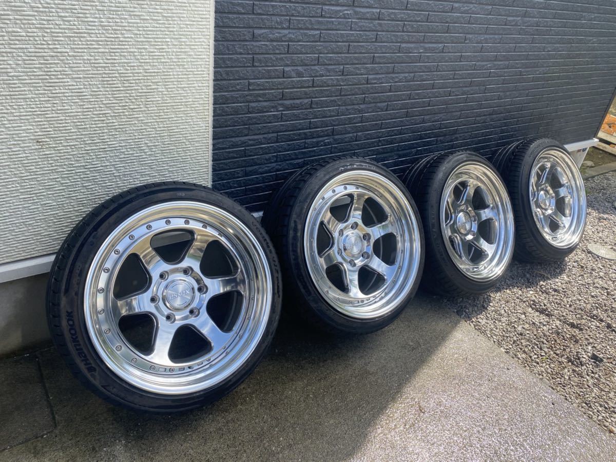 グランドセール ハイエースESSEX19インチELバフフィニッシュ - タイヤ/ホイールセット