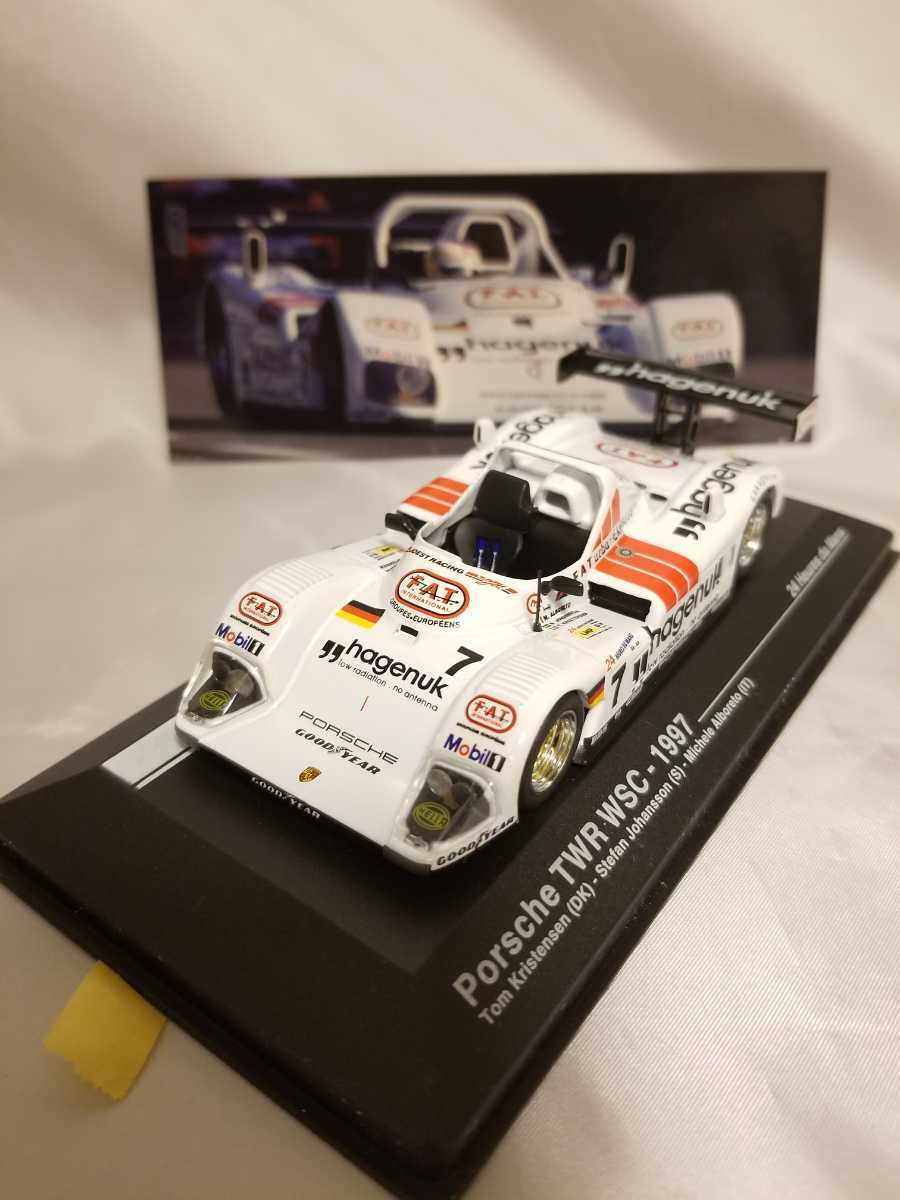 1 43 ポルシェ Porsche Twr Wsc 7 1997 ル マン24 トム クリステンセン ステファン ヨハンソン ミケーレ アルボレート の落札情報詳細 ヤフオク落札価格情報 オークフリー スマートフォン版