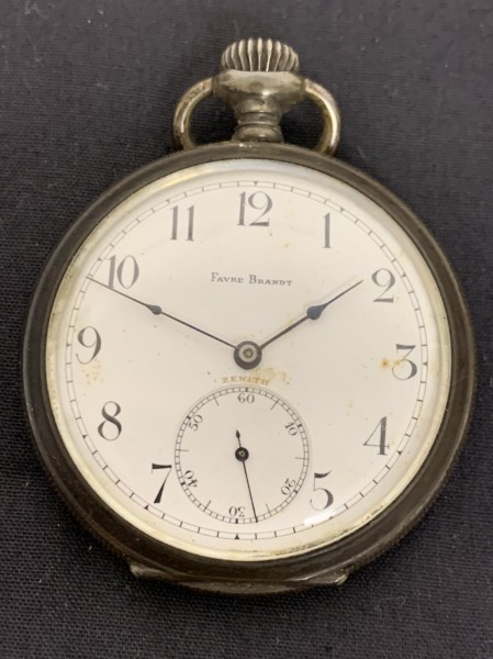 EF798 【FAVRE BRANDT ZENITH 】ファブルブラント ゼニス 銀無垢 懐中