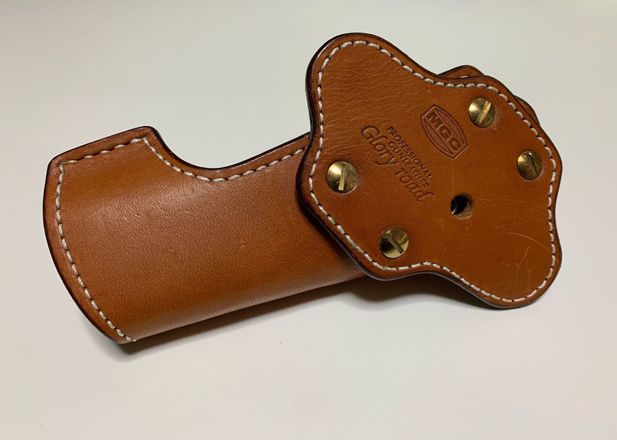 整備済 MGC 革製 シューティング ヒップ ホルスター＆マガジンポーチ