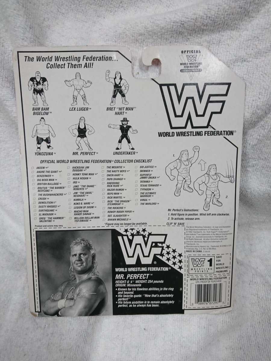 WWE WWF ハズブロミスターパーフェクトカート・ヘニング未開封