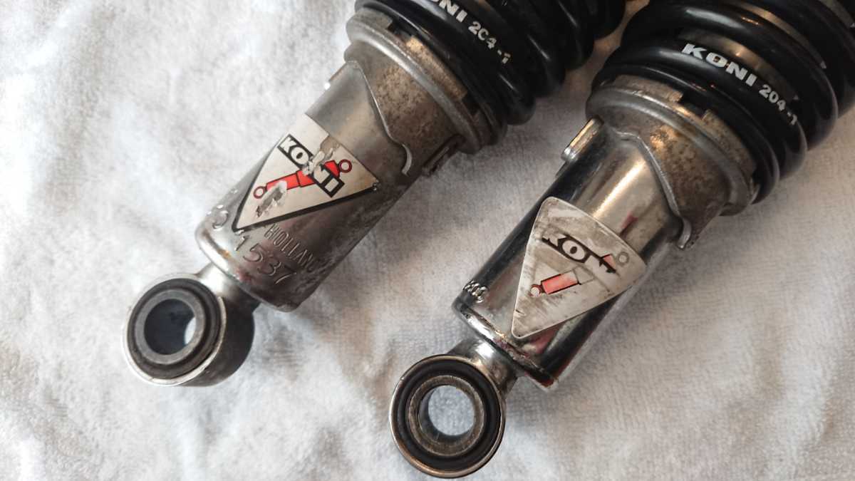 Koni コニー リアサスペンション リアショック リアサス アジャスター ２輪 バイク 汎用品 検 Cb750 Cb1100 ホンダ カワサキ スズキ ヤマハ の落札情報詳細 ヤフオク落札価格情報 オークフリー スマートフォン版