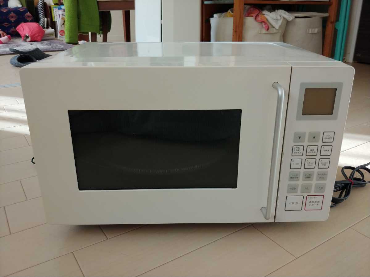 値下げMUJI無印良品M-E10B オーブン電子レンジ深澤直人デザイン完動品 25136】MUJI無印良品M-E10B オーブン電子レンジ深澤直人デザイン