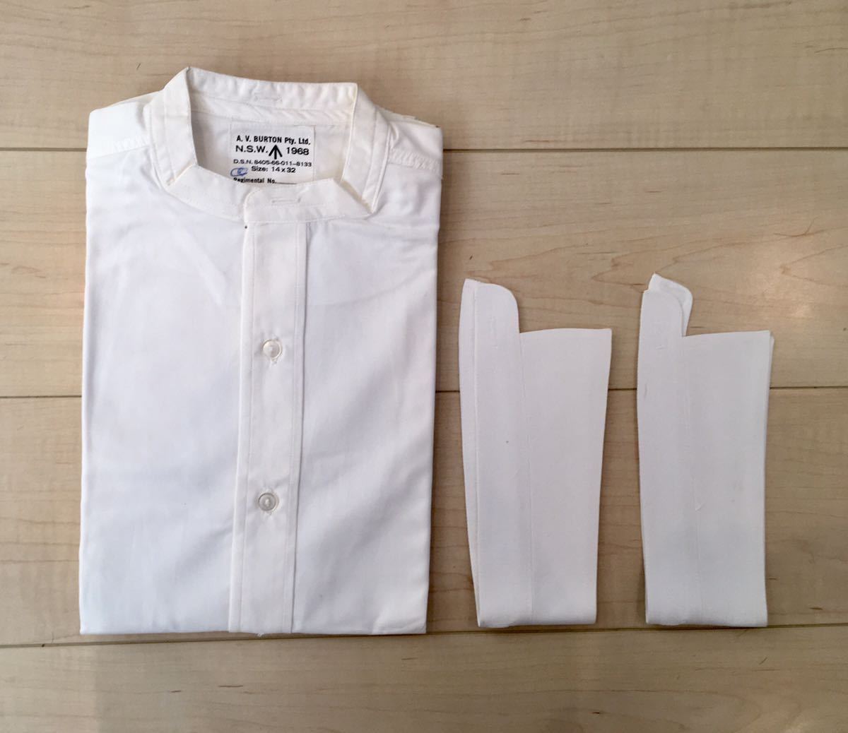60s  オーストラリア軍　ドレスシャツ　デッドストック 新品】60s デッドストック Australian army オーストラリア軍