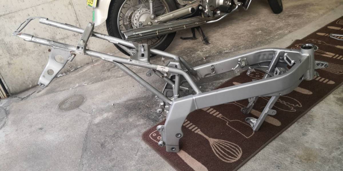 NSR50フレーム書類なし(カットあり) NSR50 NSR80 後期フレーム 書類無し カット無し