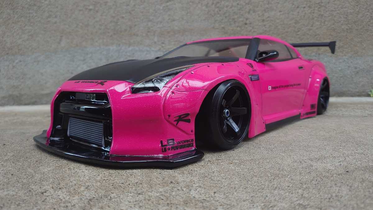 ラジコンボディ リバティウォーク スカイライン35
