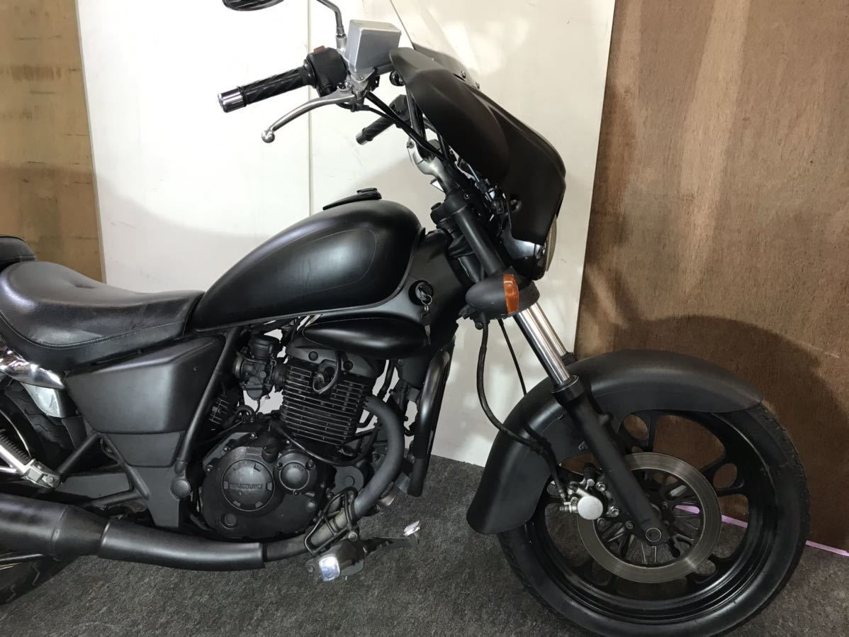 ハーレースタイル GZ125HS マットブラック バッテリー新品 の