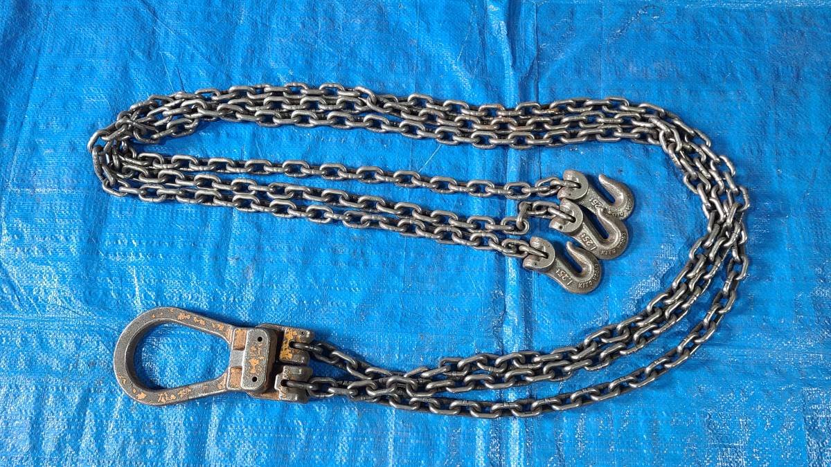 Kitoキトーvd080 V0063 チェーンスリング3点吊り金具 の落札情報詳細 ヤフオク落札価格情報 オークフリー スマートフォン版