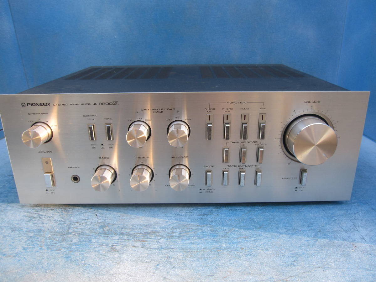 【ジャンク】PIONEER A-8800X プリメインアンプ パイオニアステレオアンプA-8800X □PIONEER プリメインアンプ A8800X