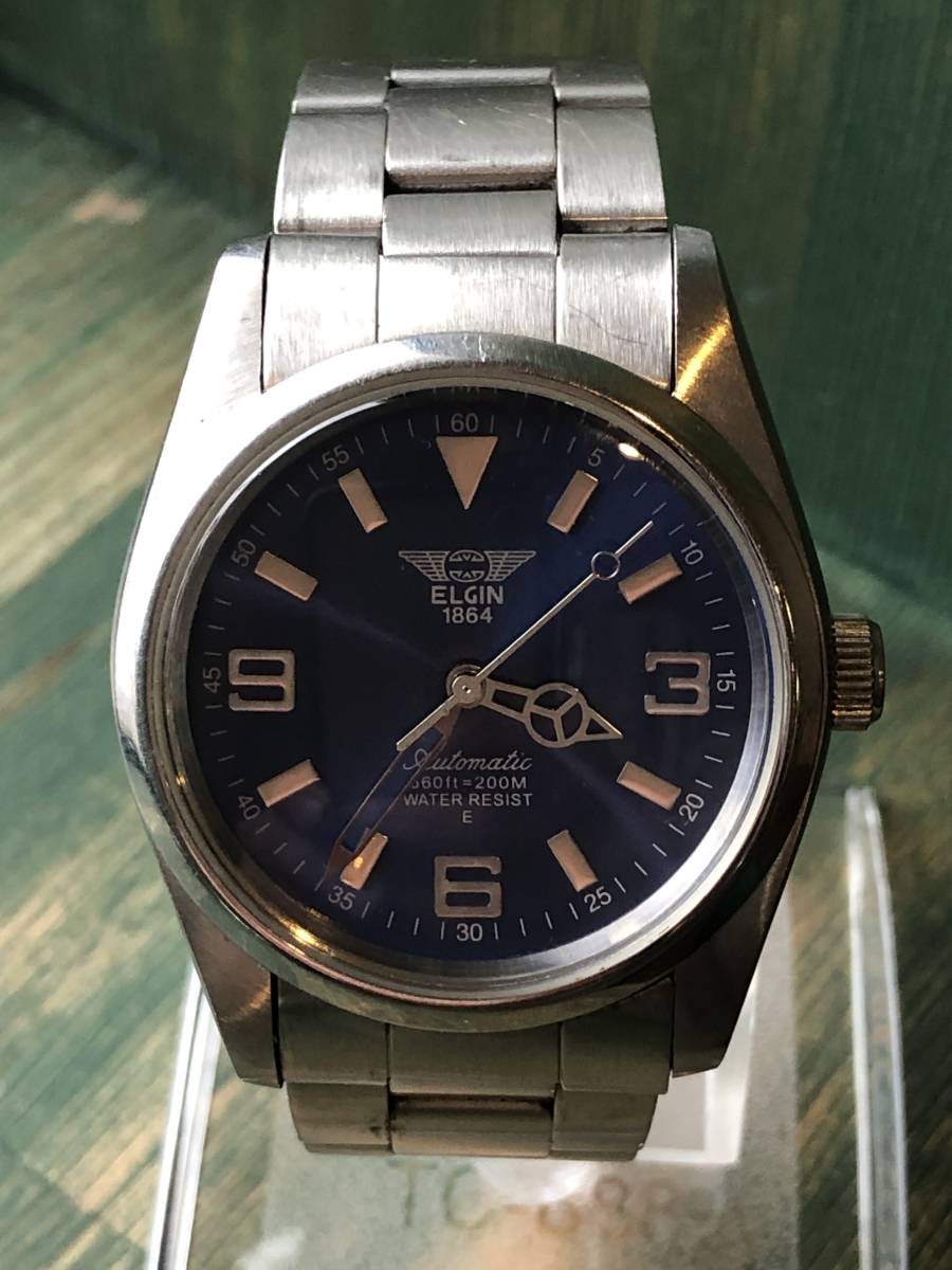 ELGIN FK-979-C Automatic ミリタリーウォッチ 自動巻き ELGIN