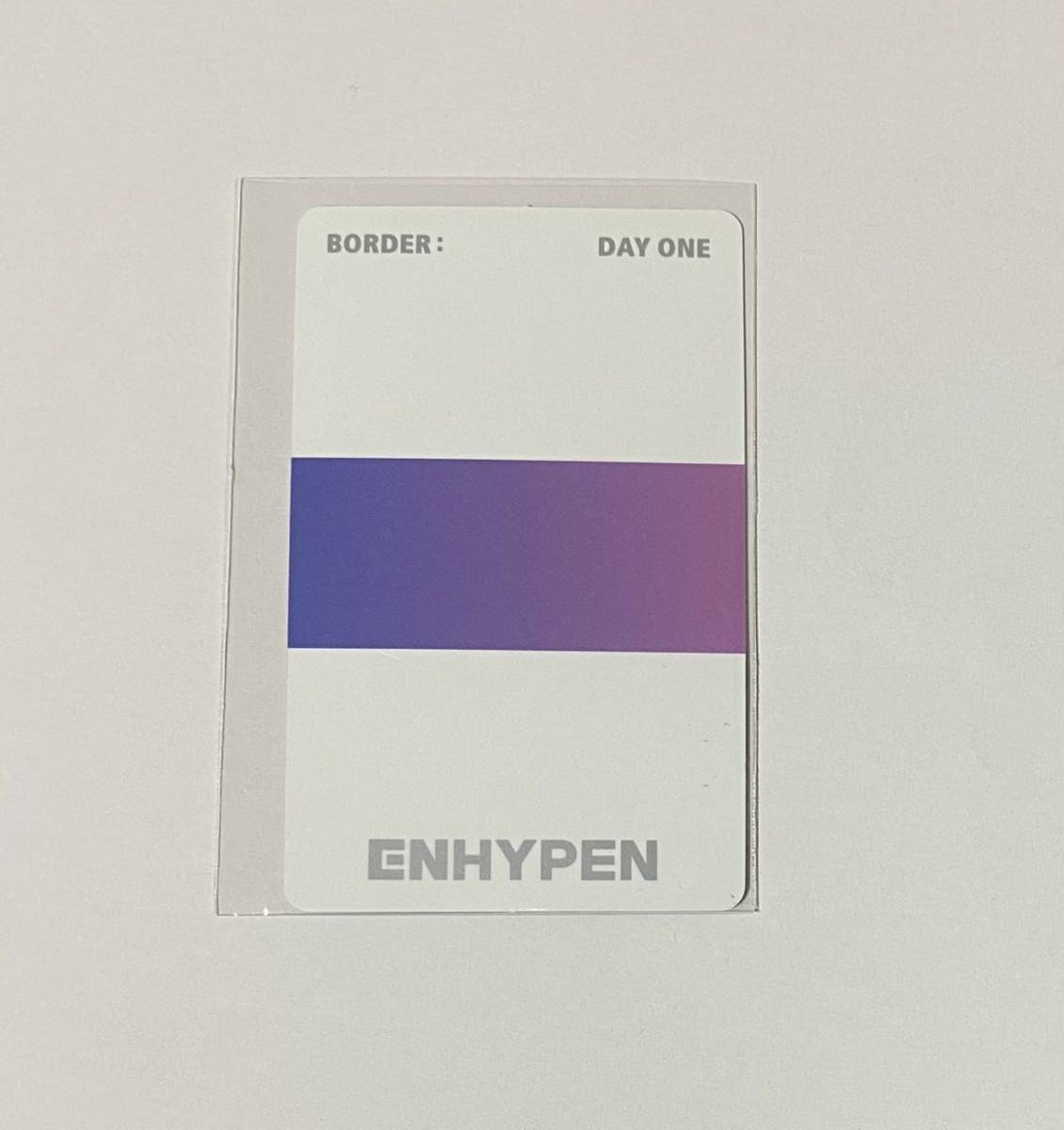 ENHYPEN ジェイ CD BORDER：DAY ONE DAWN ver. 封入特典 トレカ JAY