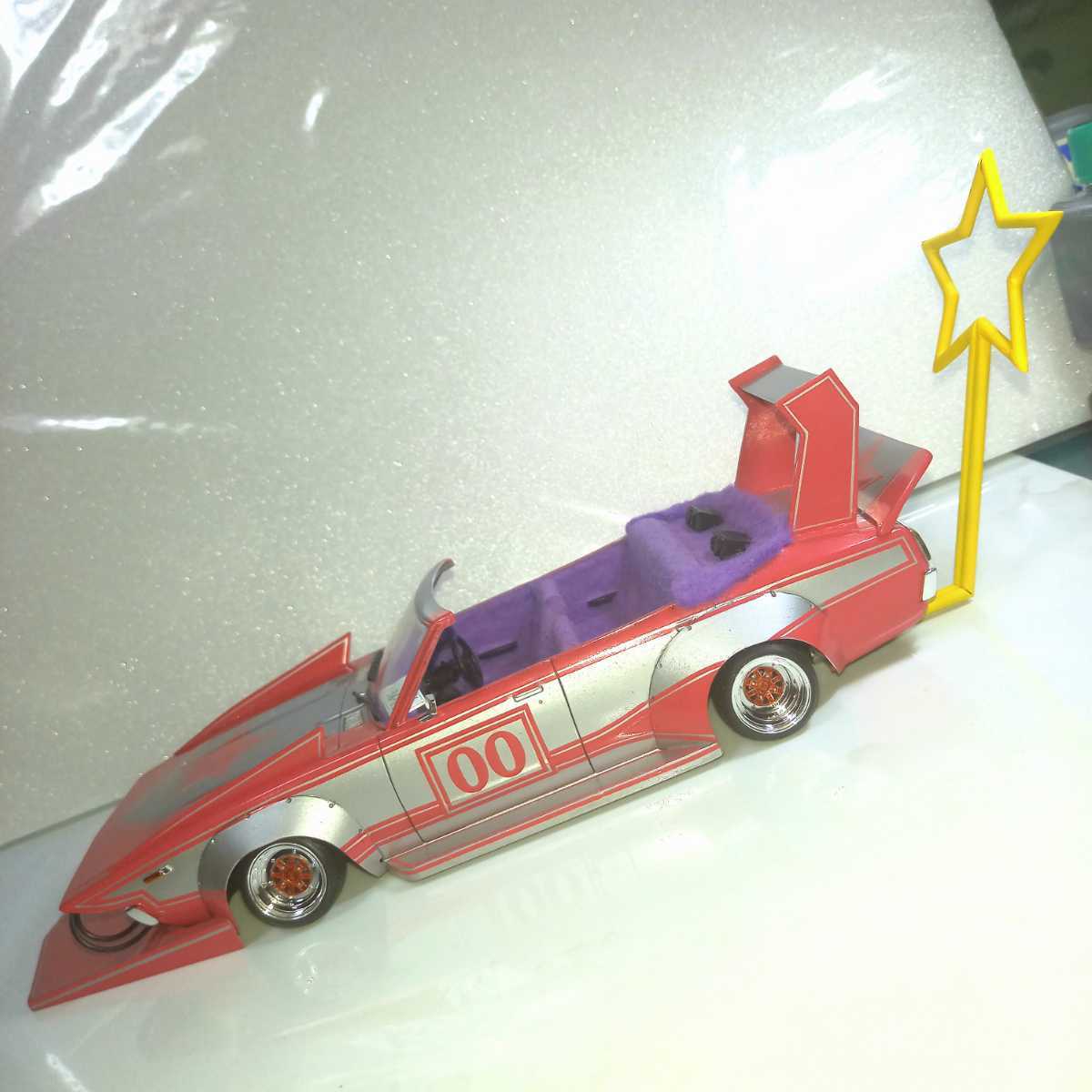 アオシマ 1/24 プラモデル完成品 スカイライン ケンメリ 街道レーサー