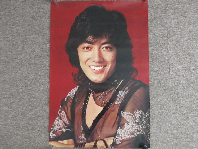1円～☆沢田研二 大判ポスター 約62×91cm ドラマ寺内貫太郎一家で登場