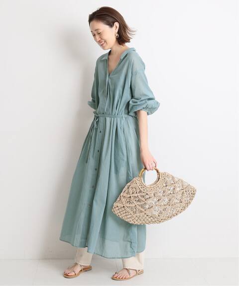 人気 Iena Slobe イエナ コットンボイルシャツワンピース グリーン ｆ 美品 の落札情報詳細 ヤフオク落札価格情報 オークフリー スマートフォン版