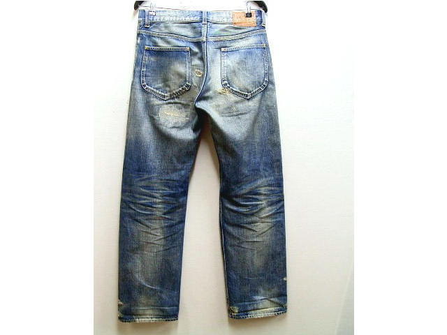 即決 [W32]BY GLAD HAND GLADDEN DENIM TYPE-1 リペア ダメージ