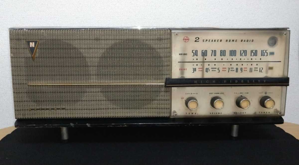 真空管ラジオ＜ナショナルDM-650E＞動作品 ナショナル 真空管ラジオ UM-650 動作品 美品 資料付き 真空管ラジオを