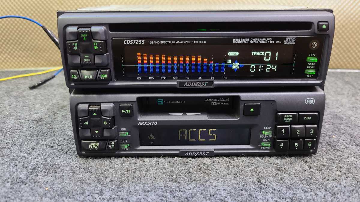 ADDZEST アゼスト ARX5170 CDS7255 CD・カセットプレーヤーの落札情報