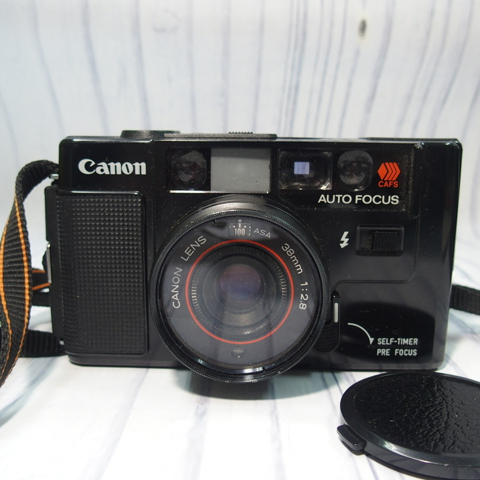 Canon キャノン Af35m Auto Focus オートフォーカス Asa 38mm 1 2 8 ブラックボディ フィルムカメラ コンパクトカメラ M002 の落札情報詳細 ヤフオク落札価格情報 オークフリー スマートフォン版