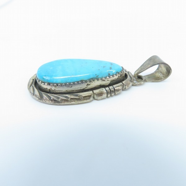 蘭　NAVAJO ナバホ RB刻印 シルバー ターコイズ Yahoo!オークション - KZ787 ナバホ族 R.B刻印 ターコイズ⁄シルバーペ