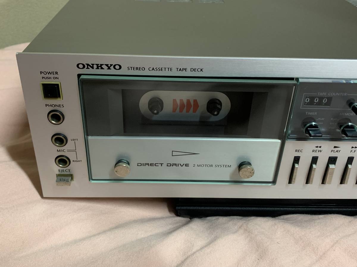 ONKYO オンキョー TA-650 ステレオカセットデッキ 音響機器 オーディオ