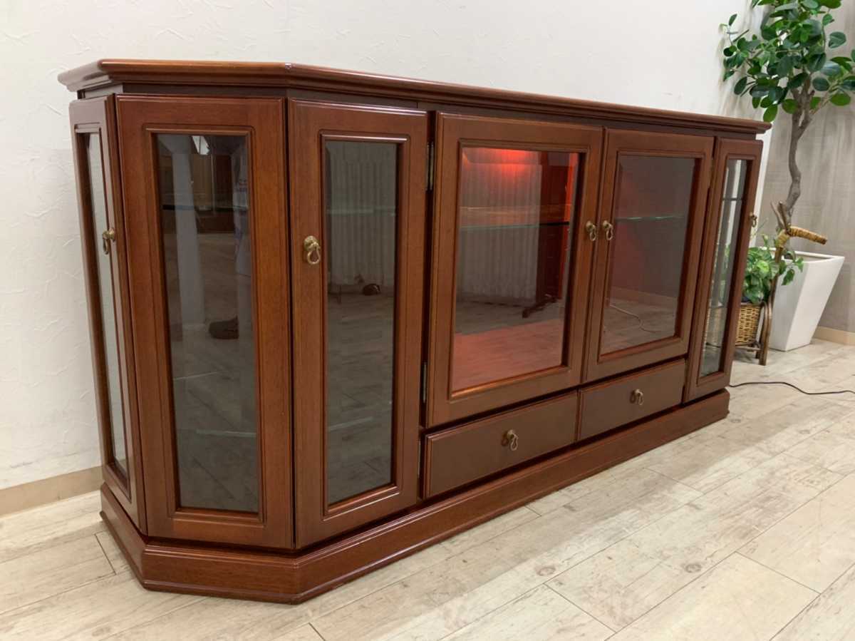 愛品館八千代店】マルニ木工 地中海ローボード77(扉)