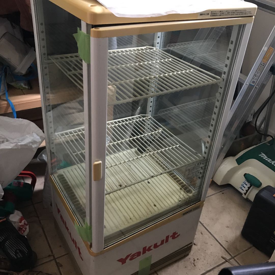 冷蔵ショーケース ジャンク サンヨー 業務用 SANYO レトロ ヤクルトの