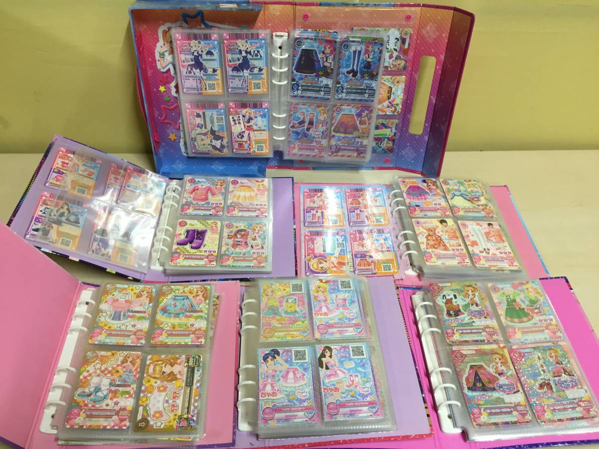 ○アイカツ！ カード 約1000枚 まとめ売り バインダー 5個付き [藤堂