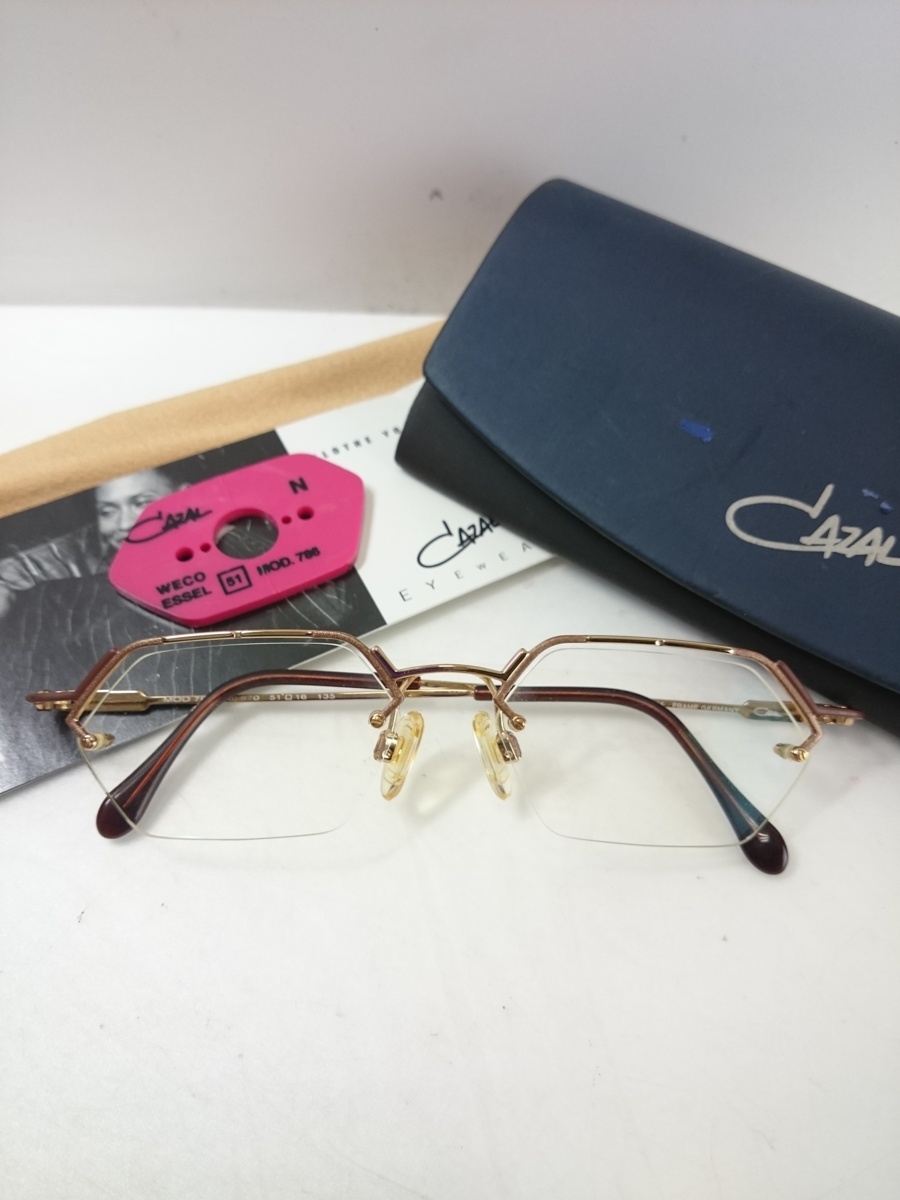 CAZAL カザール 香し メガネ 度入り サイドロゴ ヴィンテージ