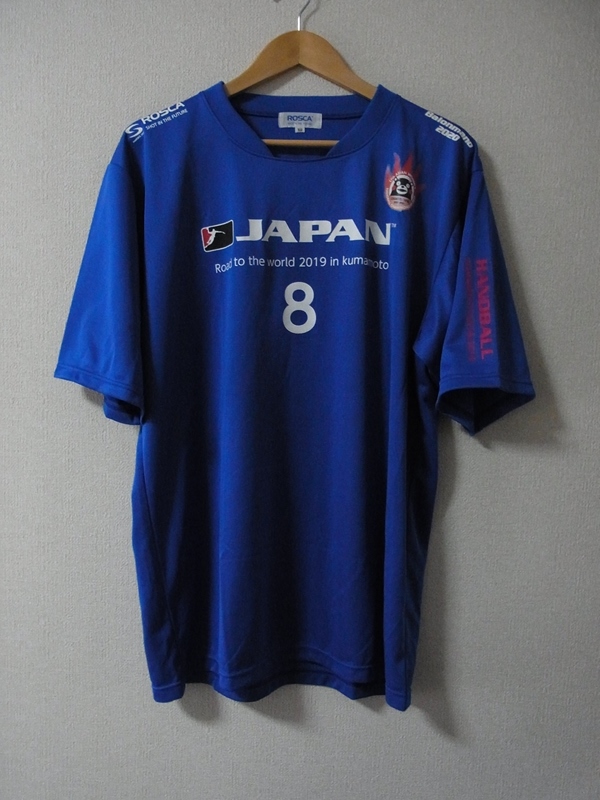 ハンドボール日本代表練習着XL みすぼらしい