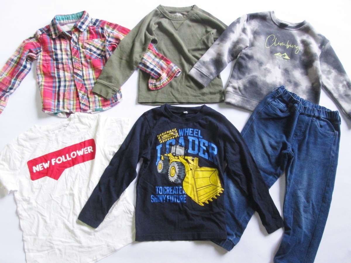 カワイイ キッズ 子供服 男の子 110cm 1cm キッズファッション キッズコーデ 福袋 まとめ売り 50点セット 古着 コーデ 57t の落札情報詳細 ヤフオク落札価格情報 オークフリー スマートフォン版