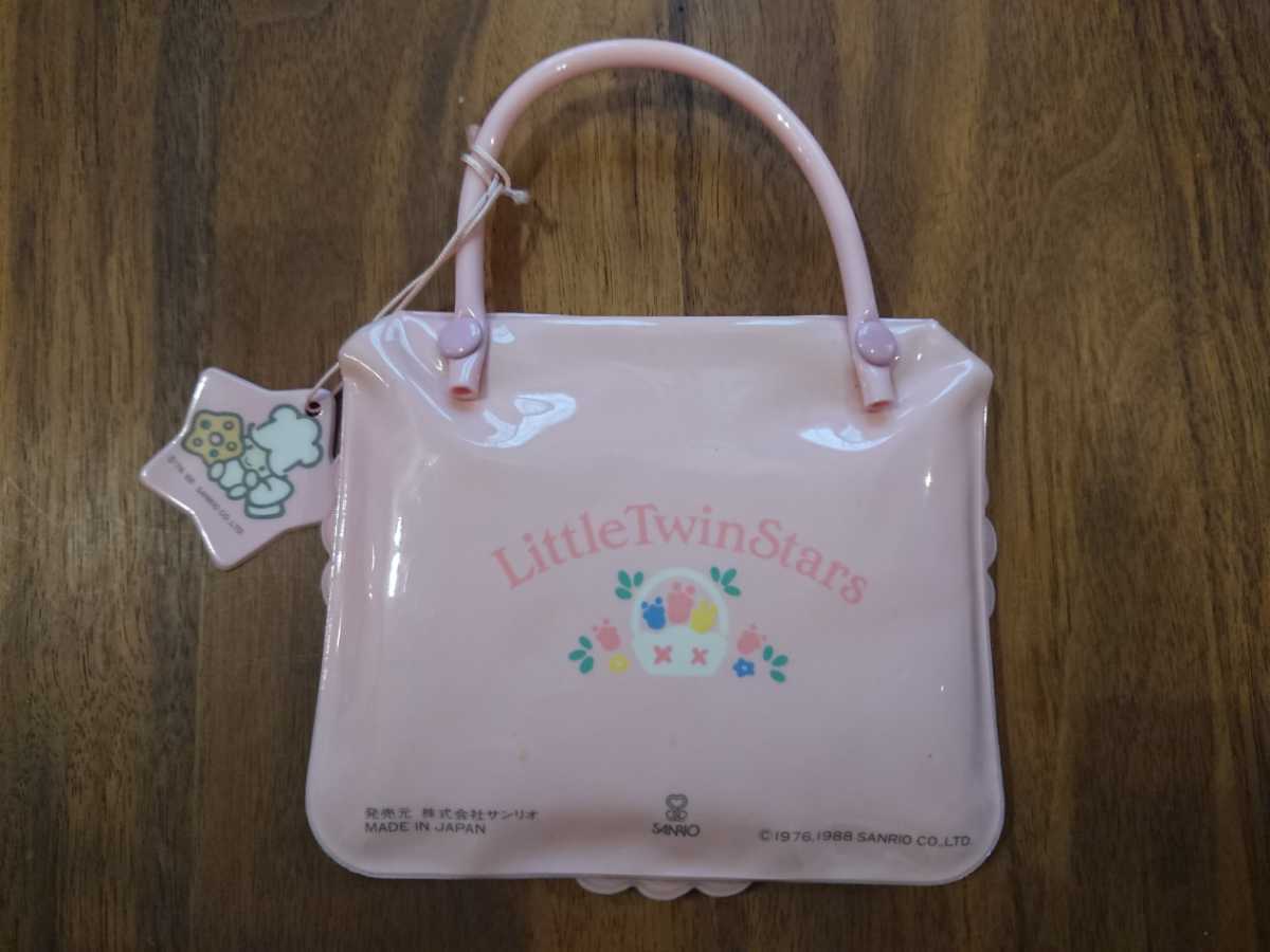 新品】キキララ 昭和 レトロ 当時物 ハンカチ ティッシュ ケース付き
